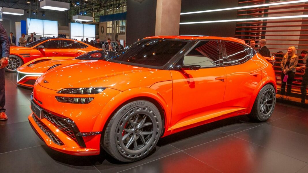 source:MotorAuthority - Genesis GV60 Magma: Potenza e Suono Primal in Arrivo