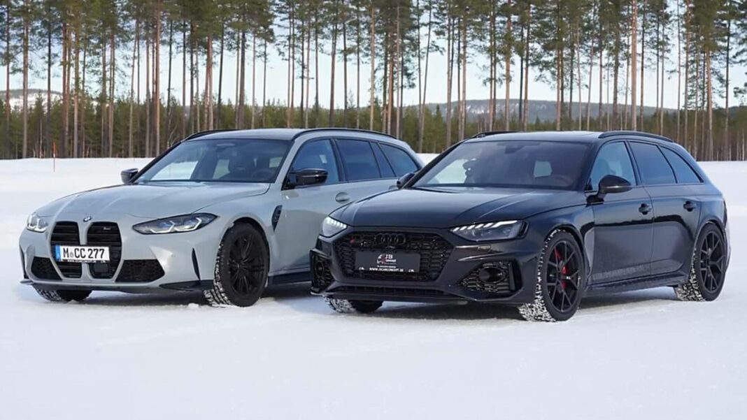 Differenze nei Sistemi di Trazione Integrale: Quale Auto Esegue Meglio? M3 Touring e RS4 Avant: Chi Domina sulla Neve?