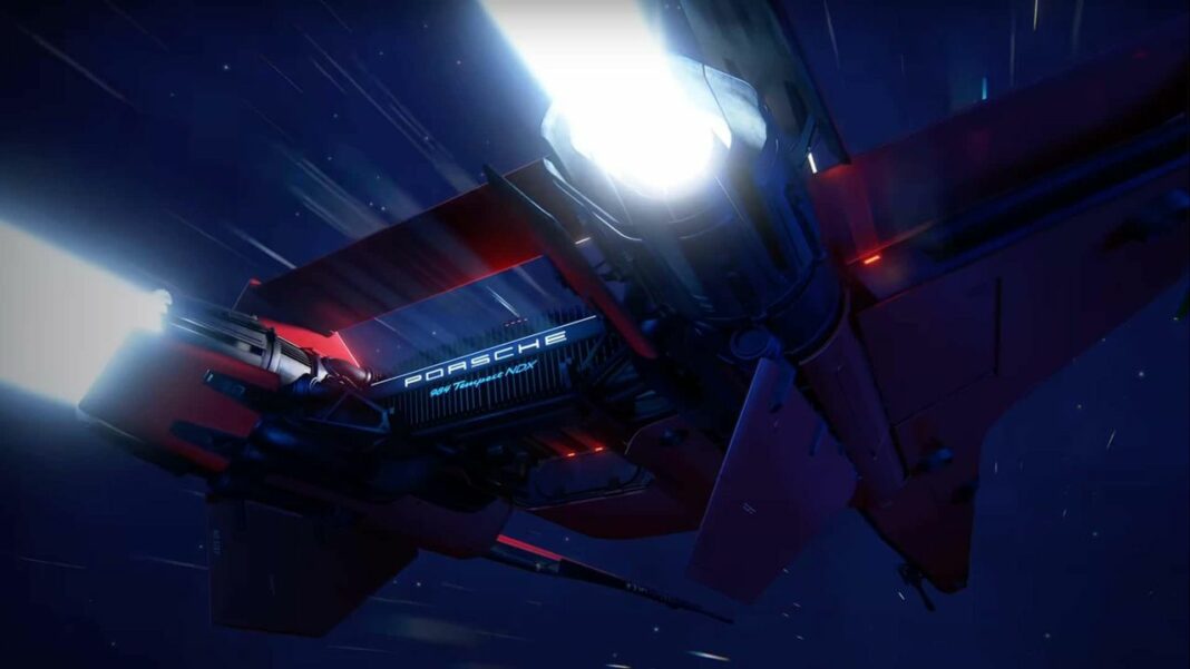 Collaborazione con Naughty Dog: Un Connubio tra Automobili e Videogiochi Porsche svela un'astronave per il videogioco Intergalactic