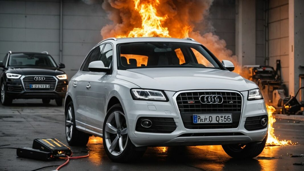Rischio Incendi nei Veicoli Ibridi Audi: Cosa Devono Sapere i Proprietari Richiamo Audi Q5 e A7 PHEV: rischio incendio per batterie