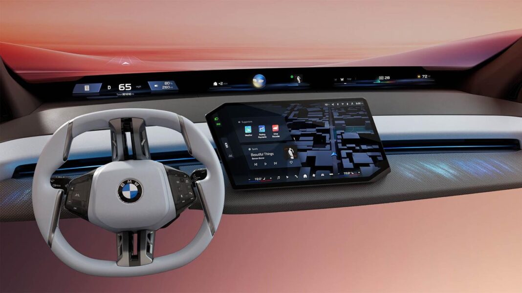 source:MotorAuthority - BMW presenta il nuovo sistema iDrive Panoramic al CES 2025