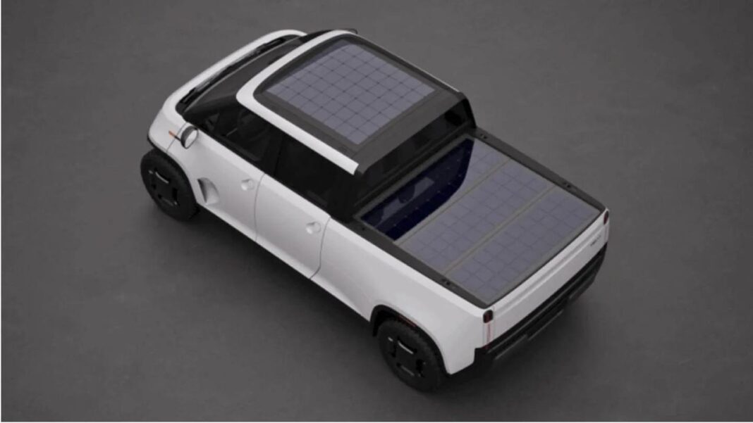 source:GreenCarReports - Il piccolo camion elettrico Telo MT1 avrà pannelli solari