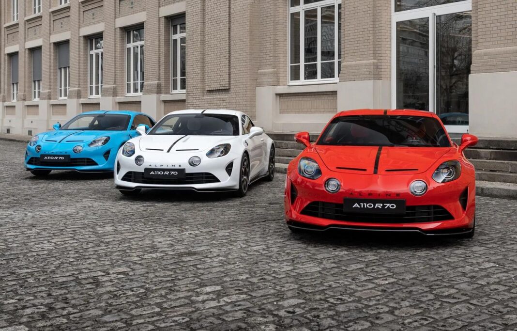 Futuro elettrico di Alpine Alpine presenta le edizioni speciali A110 R 70 e A110 GTS