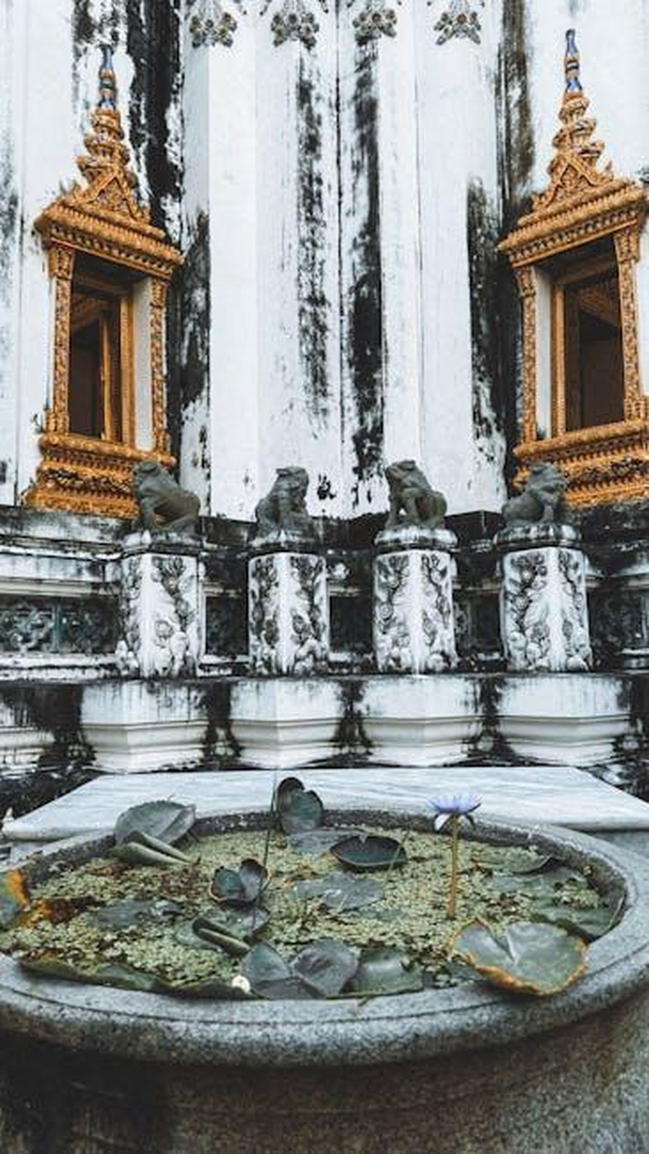 Evoluzione_della_Lotus_Exige_in_una_Macchina_da_Corsa_9mkZh7lEys - Veicoli24 Source: Kate Filatova - pexels - Decorative Asian temple wall with carved statues and lotus pond.