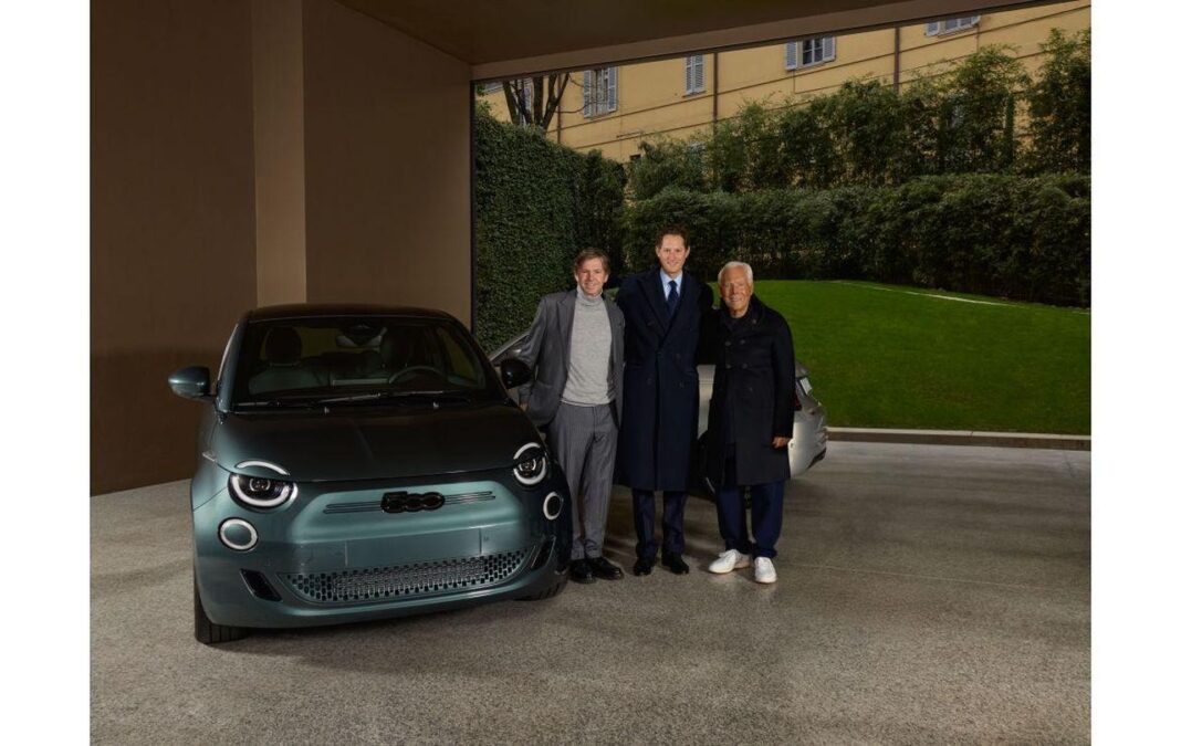 La visione comune tra FIAT e Giorgio Armani Fiat 500e Giorgio Armani: l'incontro tra moda e sostenibilità