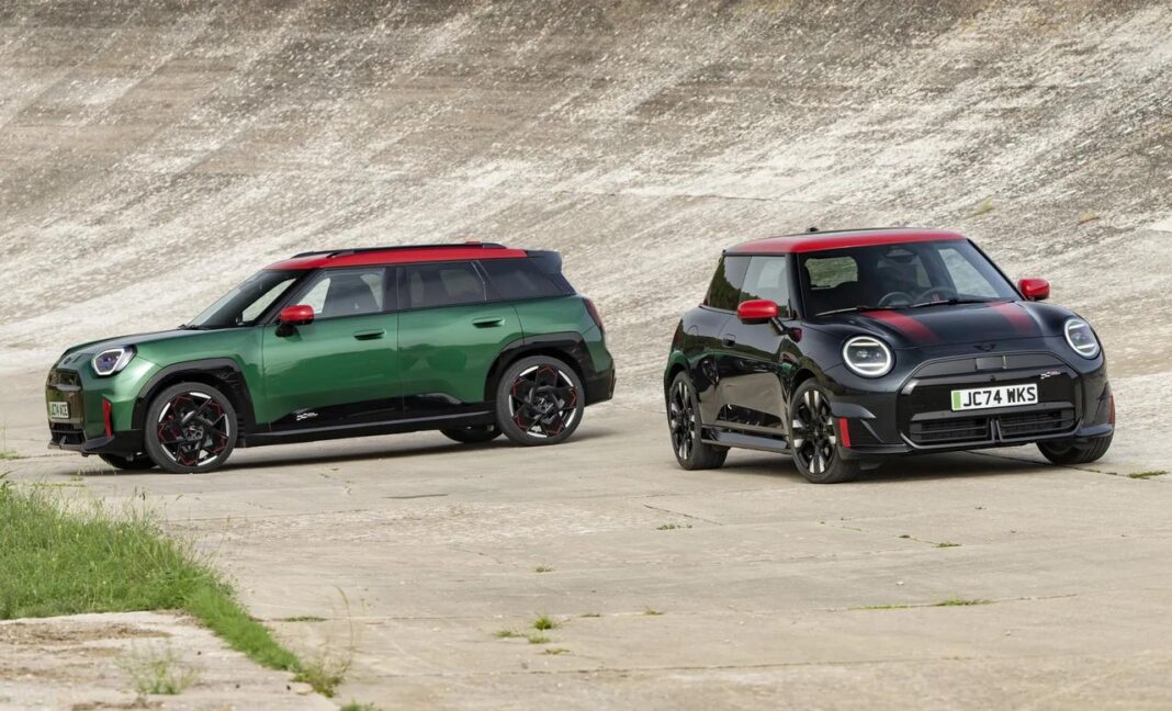 Obiettivi futuri di Mini per l'elettrico Mini ritarda la produzione di veicoli elettrici nel Regno Unito