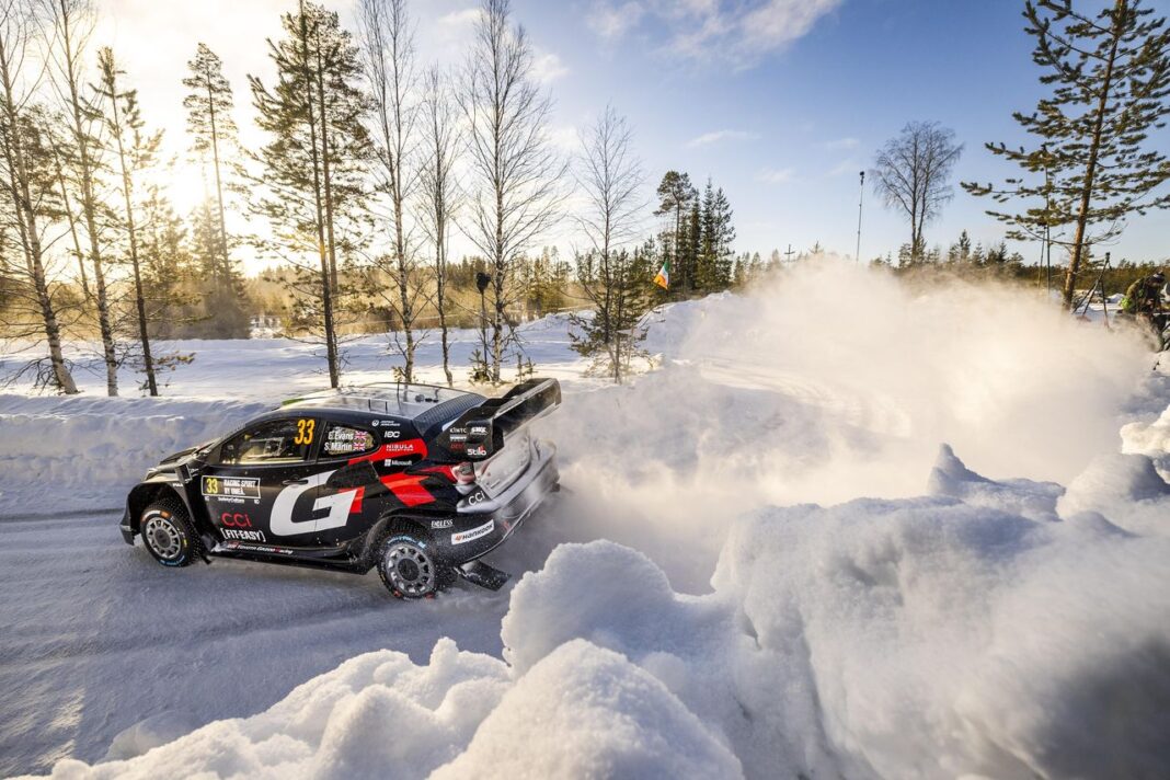 Taylor Gill prende il comando nel Junior WRC Rally Sweden 2025: Elfyn Evans in lotta per la vittoria