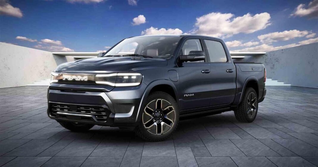 Specifiche e prestazioni del Ram 1500 REV Ram presenta il suo primo camion elettrico e il Ramcharger ibrido
