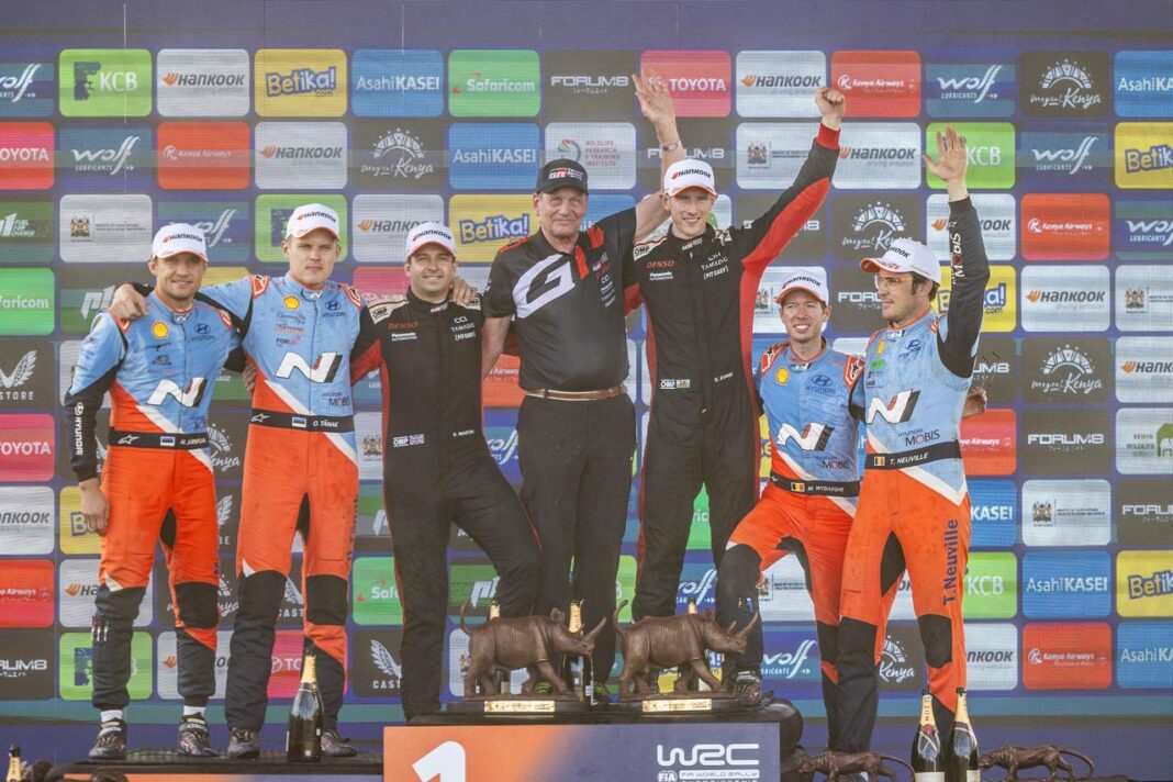 Interviste al podio del Safari Rally Kenya Interviste al podio del Safari Rally Kenya: Ott Tänak al secondo posto