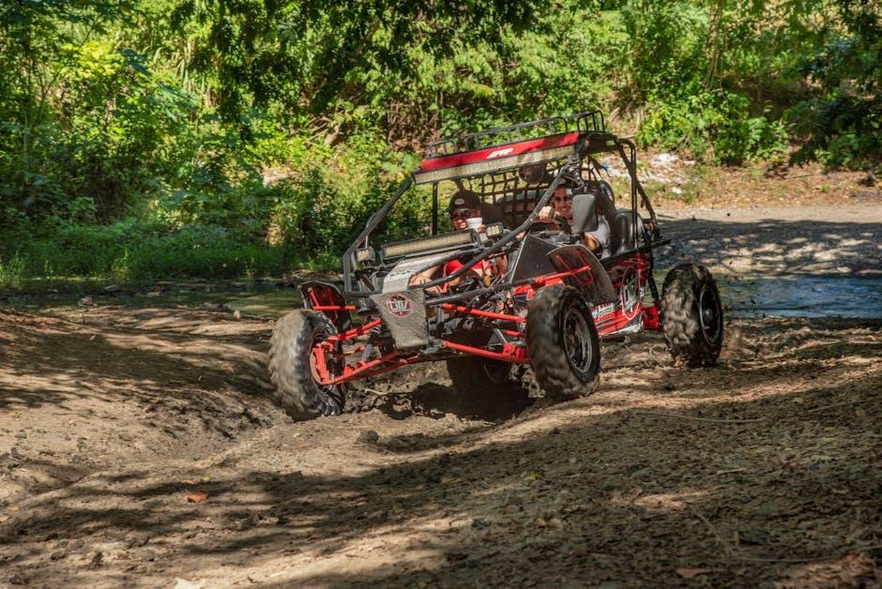Le_difficolt_di_Ott_Tnak_e_Thierry_Neuville_ZyY0orySeJ - Veicoli24 Source: Joel de la cruz - pexels - Two people enjoying dune buggy adventure in wooded terrain.