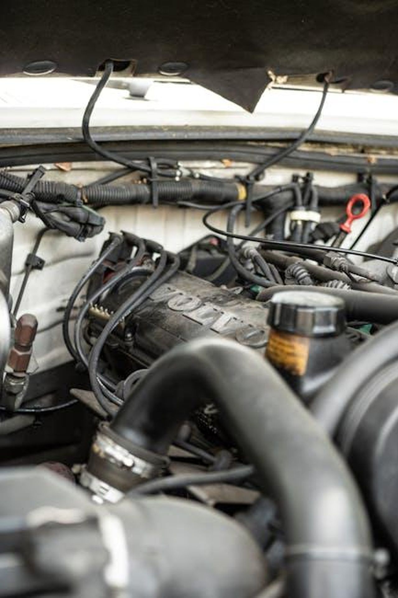 Tecnologia_e_prestazioni_del_nuovo_propulsore_ibrido_uK55VgDVTT - Veicoli24 Source: Matthias Oben - pexels - Detailed close-up of a car engine compartment with wires and components visible.