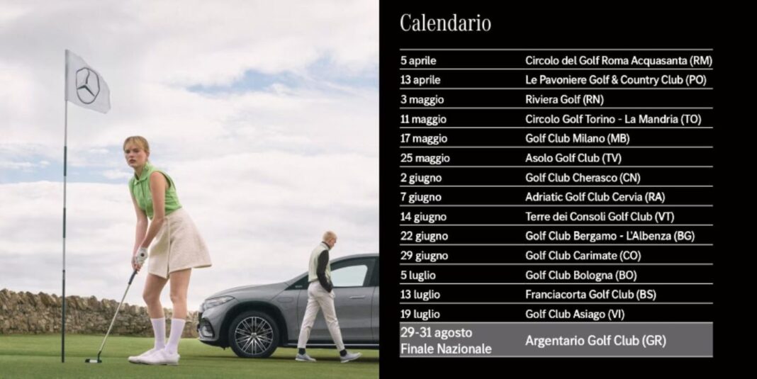 La nuova Mercedes-Benz G 580 con tecnologia EQ Inizio della stagione del MercedesTrophy 2023: golf e sostenibilità
